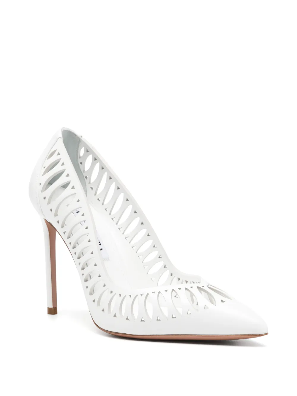 Aquazzura Gisele cut-out pumps Wit