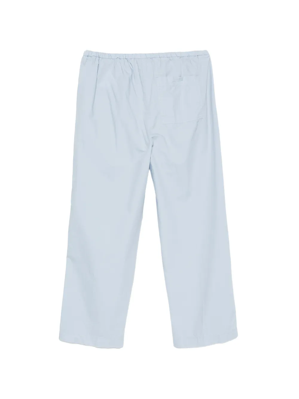 Closed Broek met trekkoordtaille Blauw