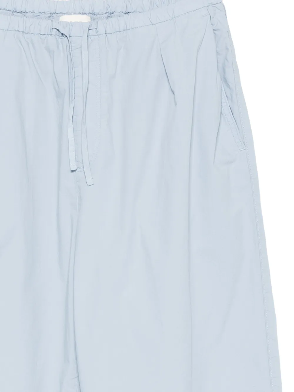 Closed Broek met trekkoordtaille Blauw
