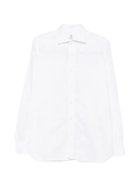 Borrelli Rio spread-collar shirt
