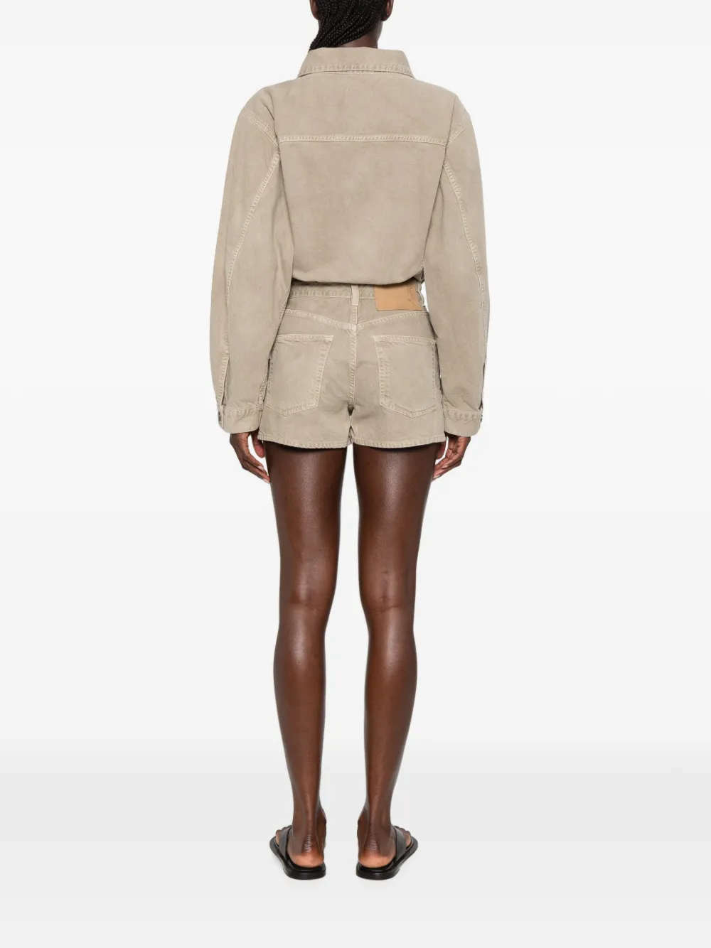 Haikure Elle Playsuit In Neutral