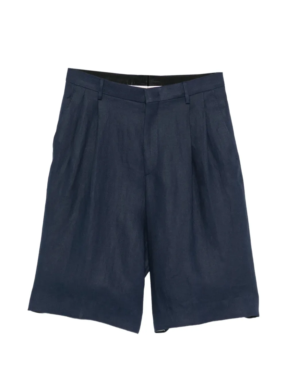 Tagliatore B-effie Pleated Shorts In Blue