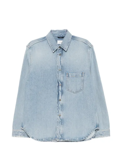 Haikure Matt logo-patch denim shirt jacket