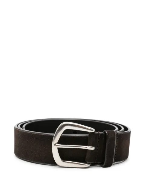 Officine Creative suede buckle-fastening belt