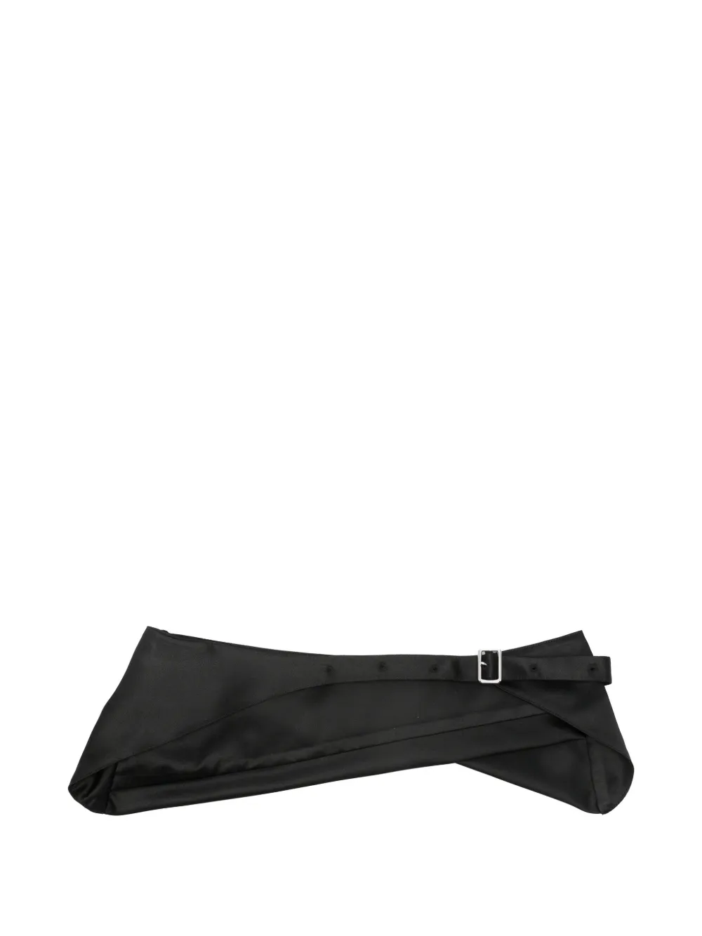 Victoria Beckham Basque-detail belt - Nero