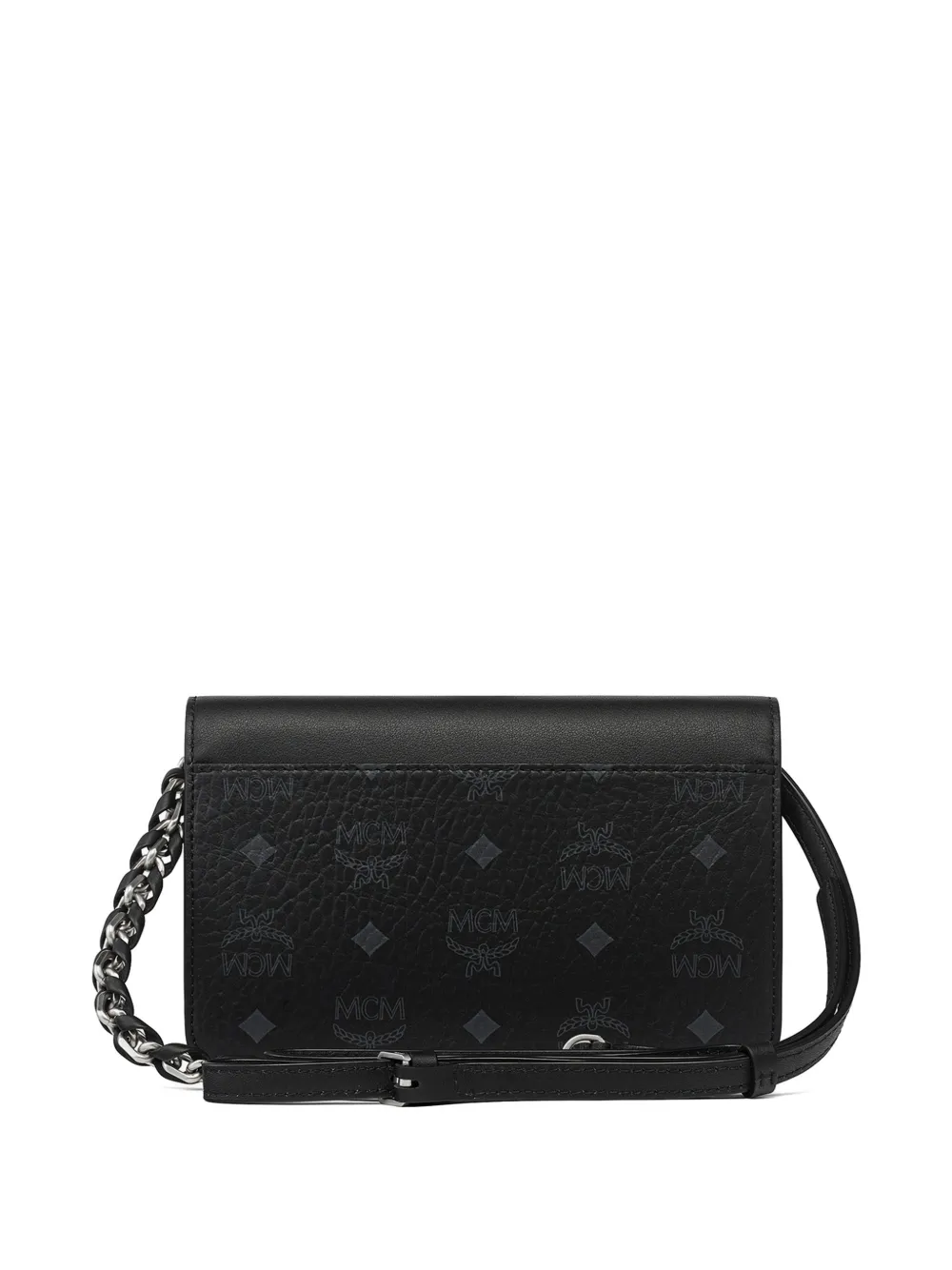 MCM Visetos Diamond schoudertas Zwart