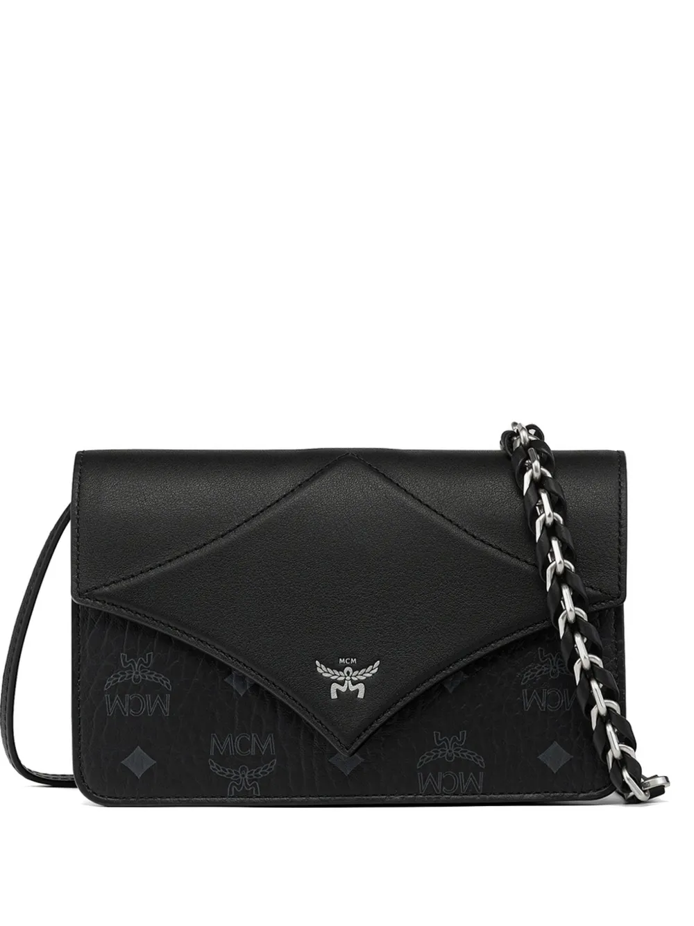 MCM Visetos Diamond shoulder bag - Nero