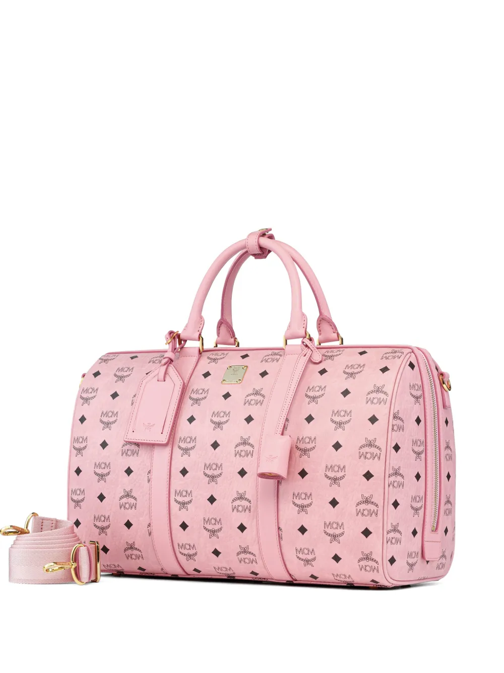 MCM Visetos Ottomar grote weekendtas Roze