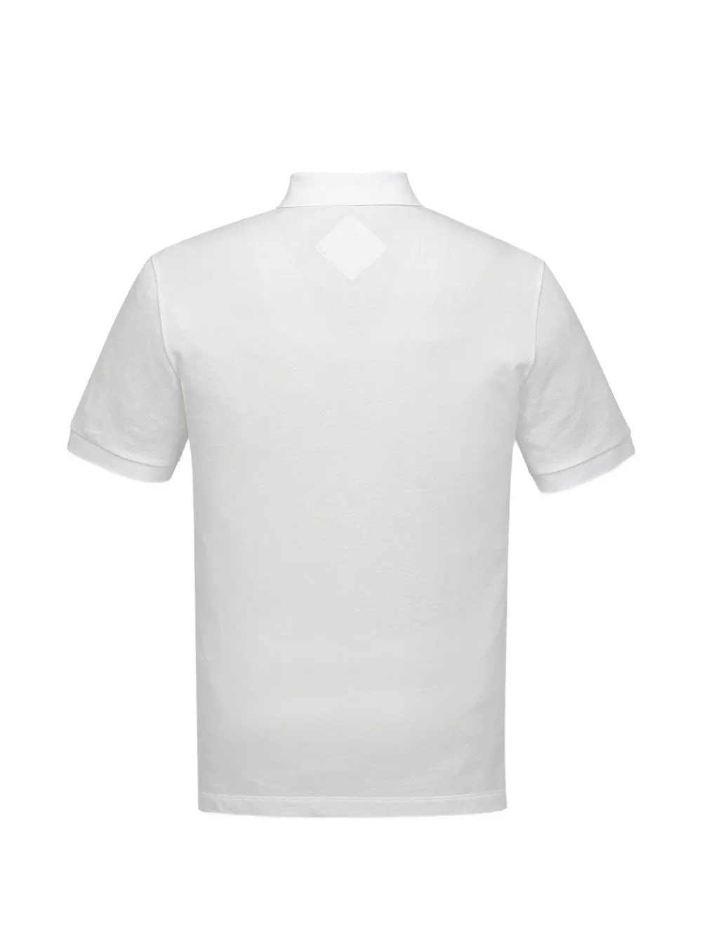 MCM Piqué poloshirt met diamantpatch Wit