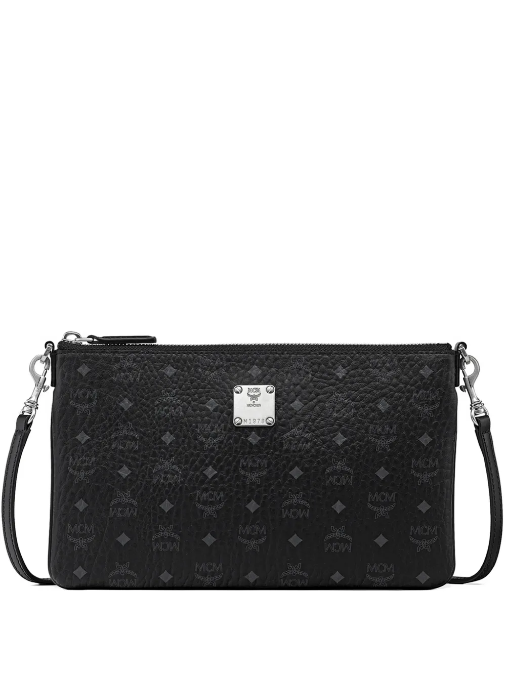 MCM Aren Visetos crossbody bag - Nero