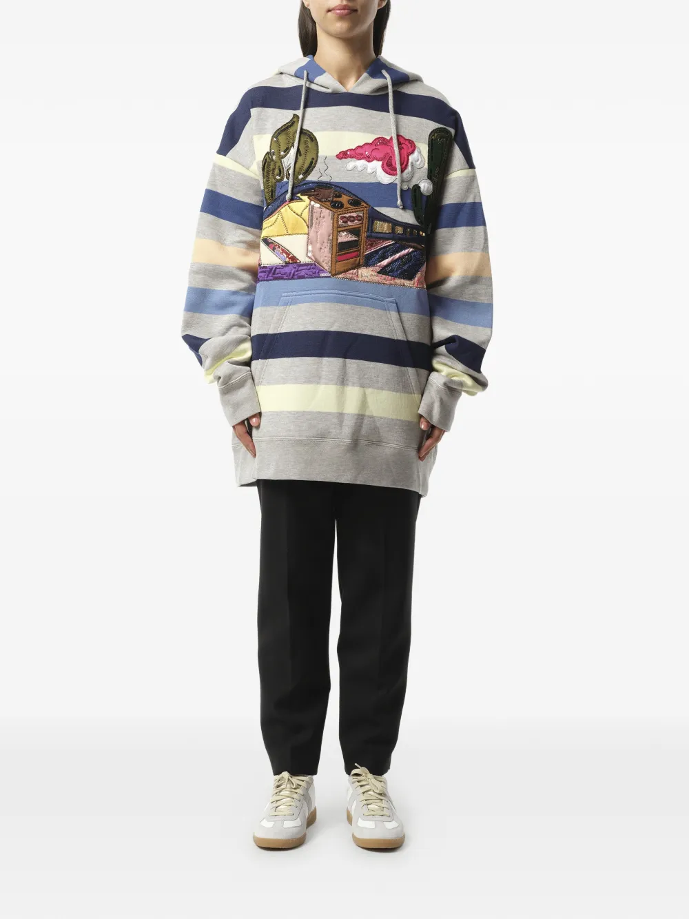  Marc Jacobs Sudadera Con Capucha Y Lentejuelas - Azul 