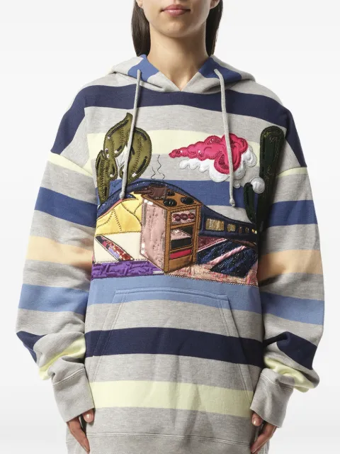 Marc Jacobs hoodie con detalles de lentejuelas