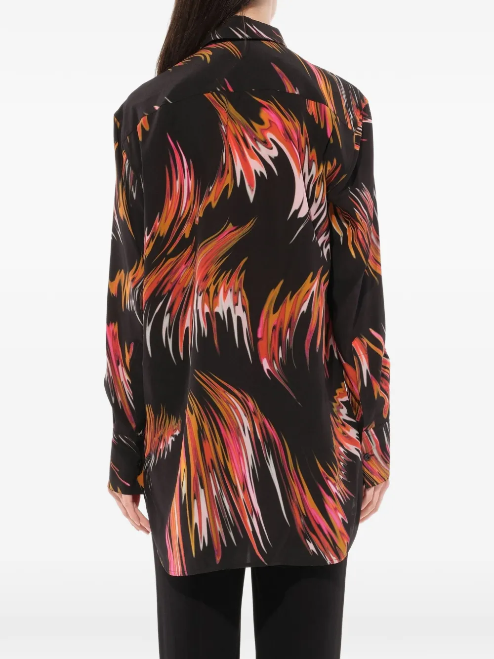 Givenchy blouse met grafische print Zwart
