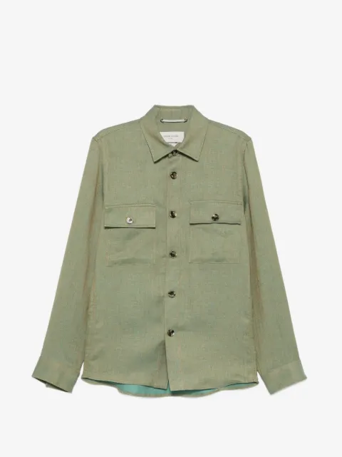 Jacob Cohën herringbone-weave button-up jacket
