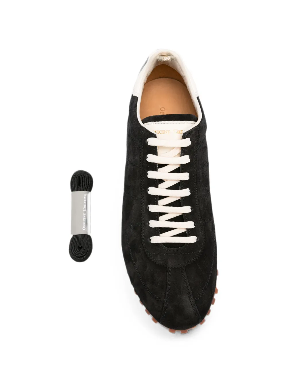 Officine Creative Repertoire 001 suede sneakers Zwart