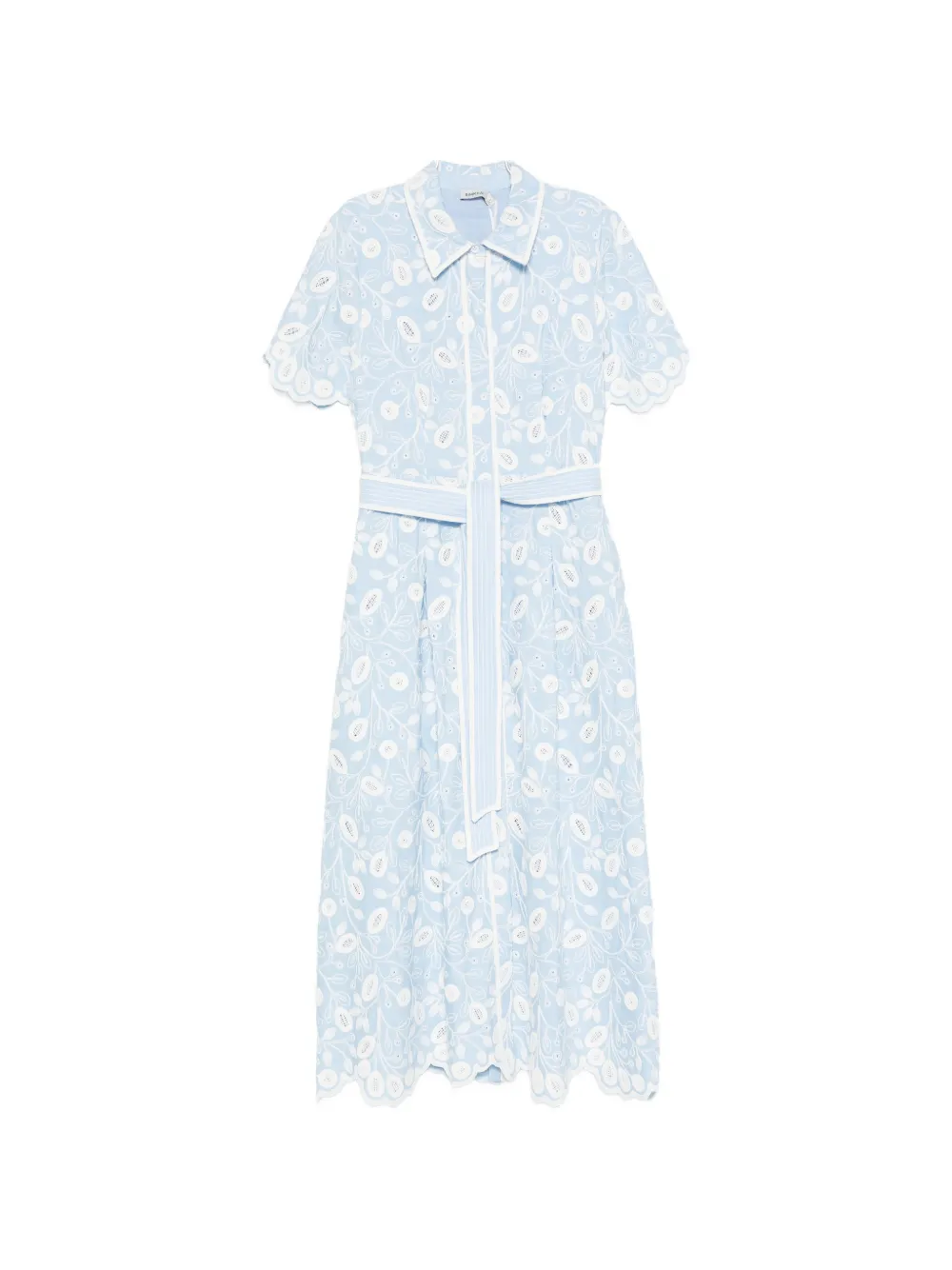 Simkhai Audria eyelet-embroidered midi dress - Blu