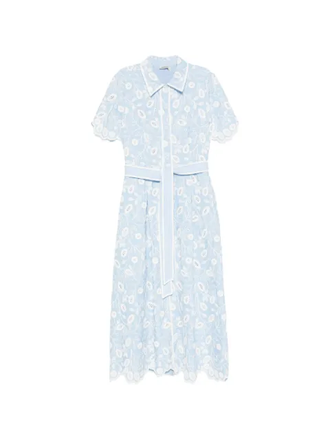 Simkhai Audria eyelet-embroidered midi dress