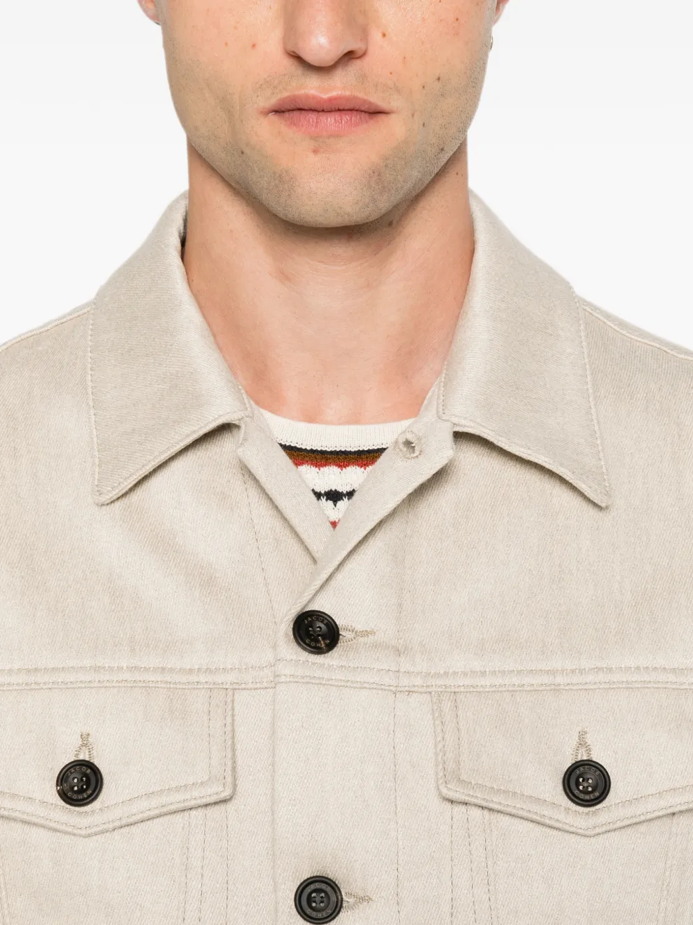 Jacob Cohën Truckerjack Beige