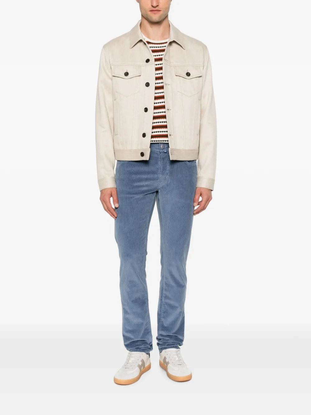 Jacob Cohën Truckerjack Beige