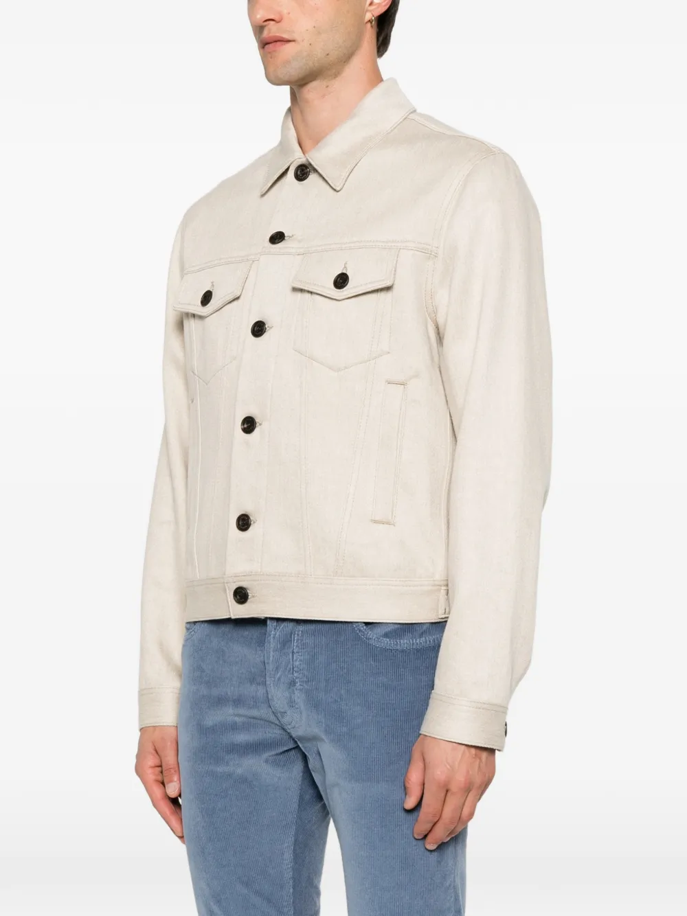 Jacob Cohën Truckerjack Beige