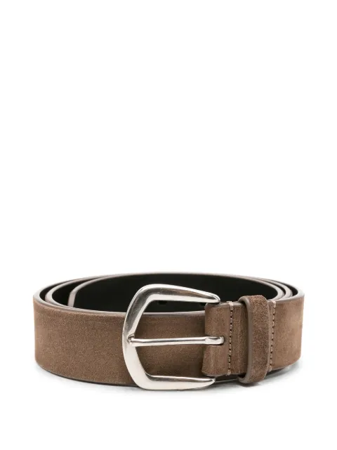 Officine Creative suede buckle-fastening belt