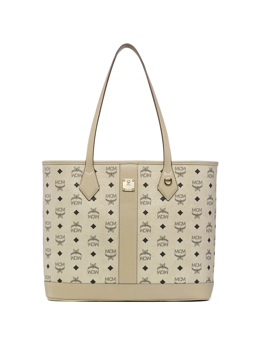 MCM Visetos Liz tote bag - Toni neutri