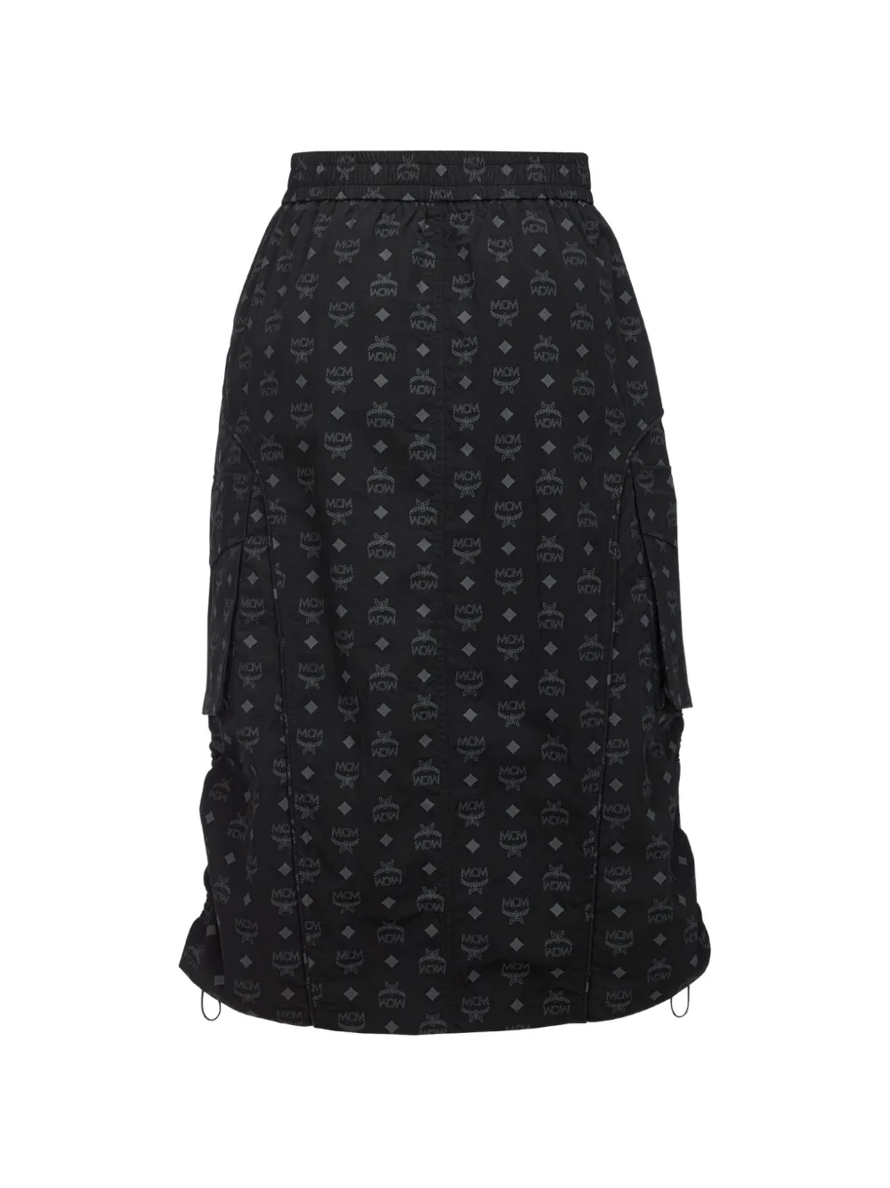 MCM Cargo rok met monogram Zwart