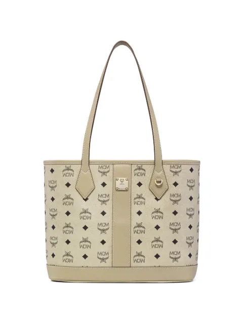 MCM Visetos logo-print tote bag