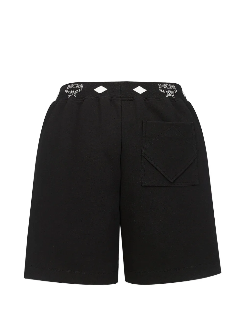 Mcm Bermudas Con Logo En La Cinturilla - Negro 