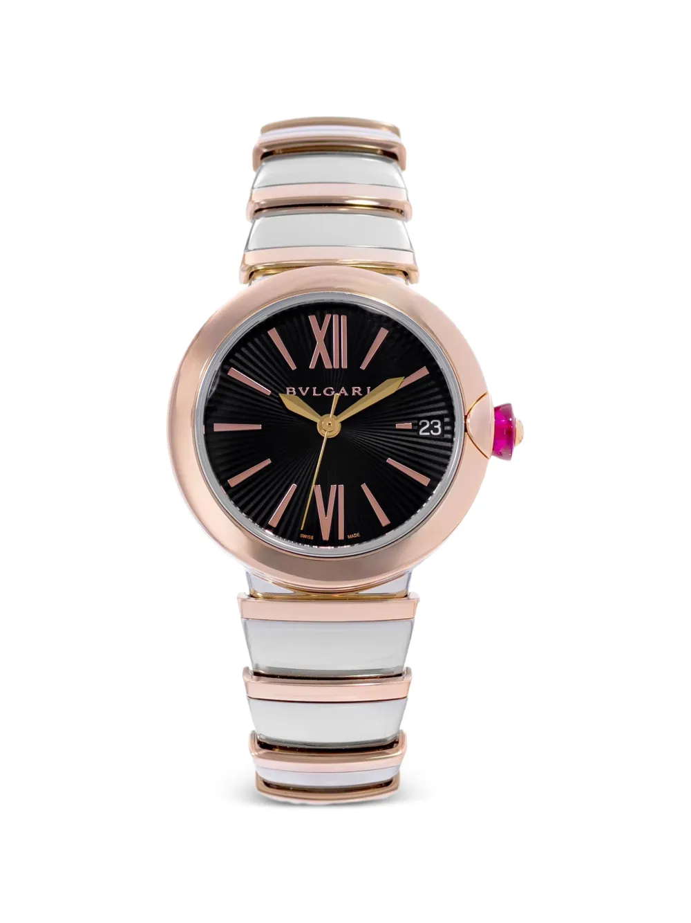 Bvlgari Pre-Owned 2015 Lucea 33mm watch - Nero