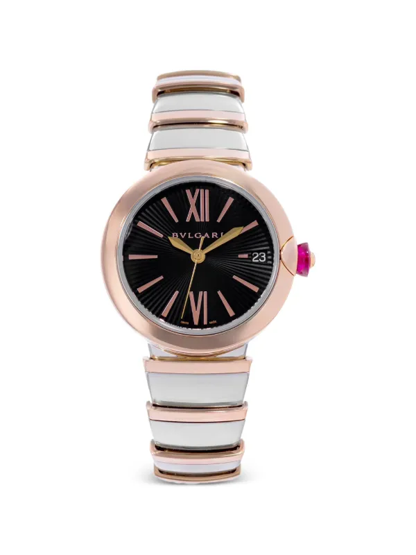 Bvlgari Pre-owned 2015 Lucea 33mm Watch in Black