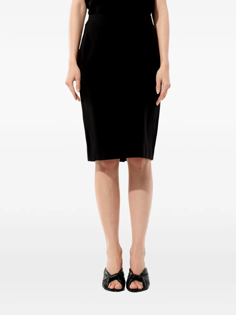 Balenciaga high-waisted pencil skirt - Schwarz