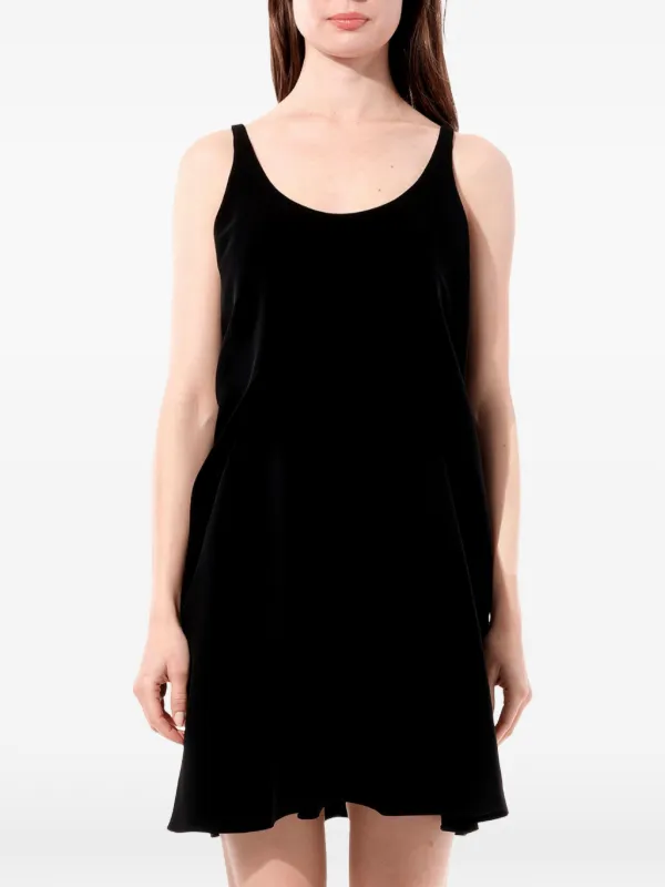 Balenciaga Scoop-neck Sleeveless Dress in Black