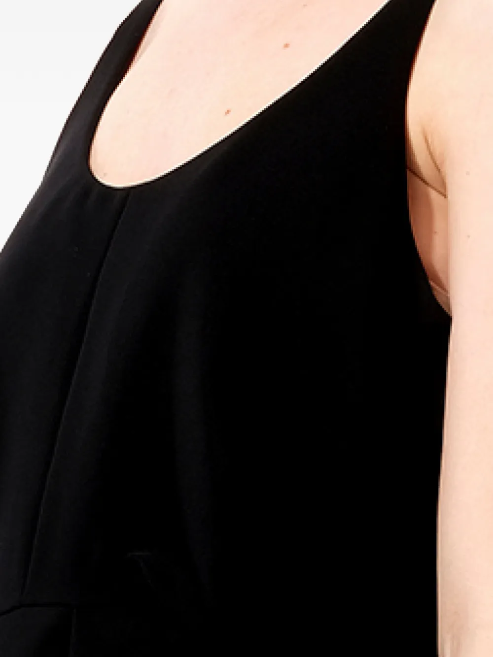 Balenciaga Mouwloze jurk Zwart