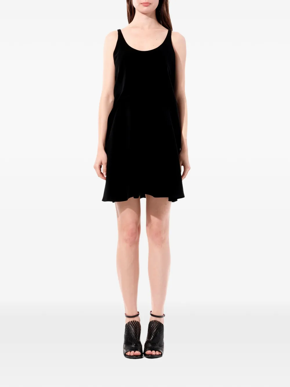 Balenciaga Mouwloze jurk Zwart