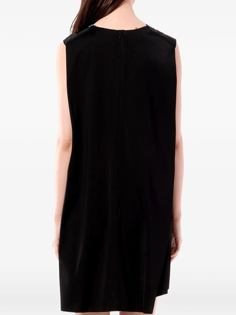 Balenciaga Jurk met V-hals Zwart