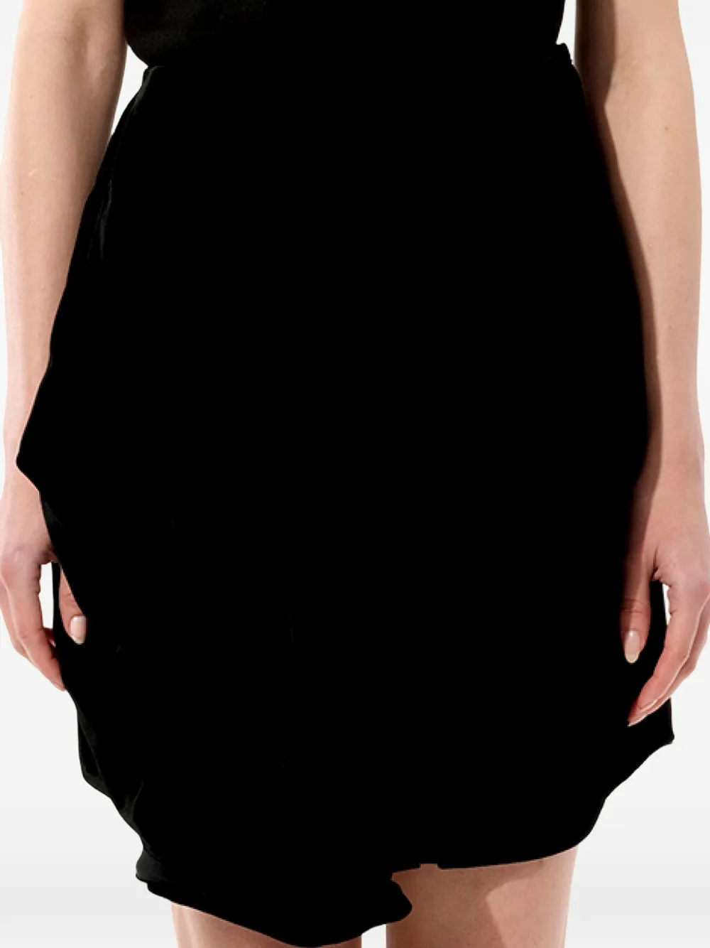 Balenciaga Asymmetrische rok Zwart