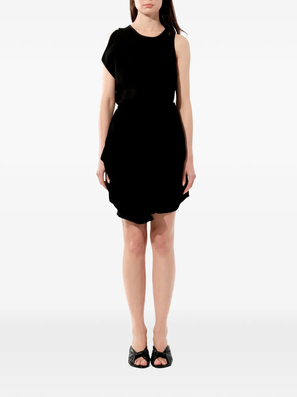 Balenciaga Asymmetrische rok Zwart