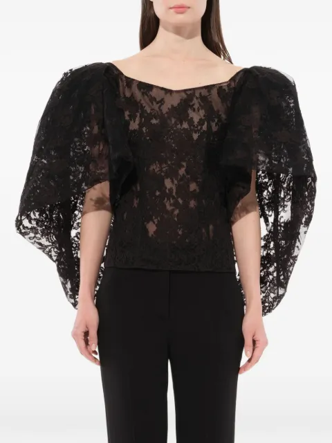 Givenchy lace cape T-shirt