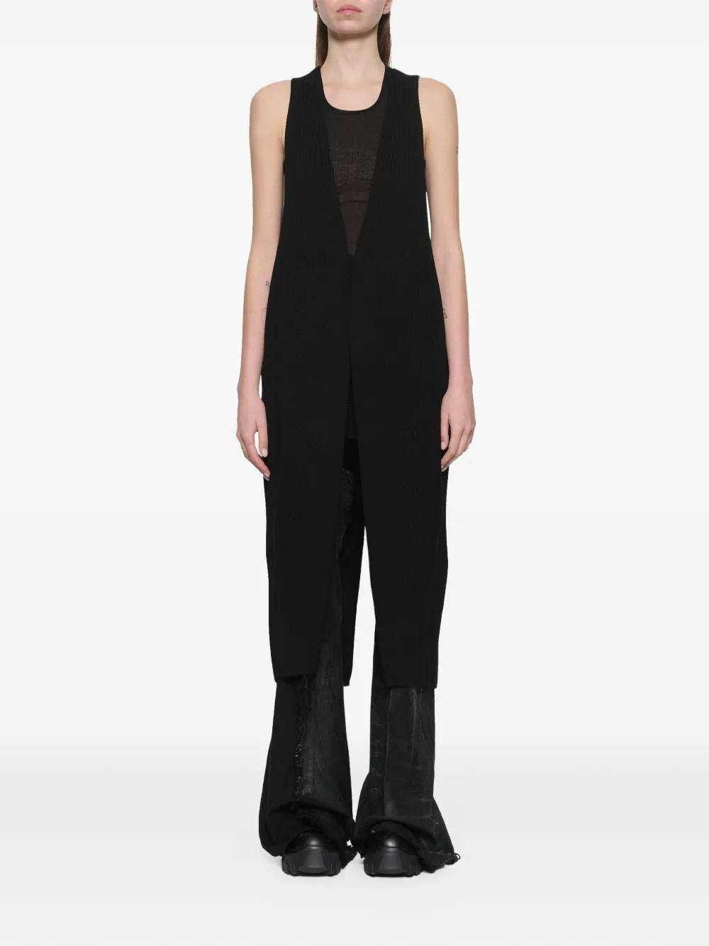  Rick Owens Cappotto Cyclops Oversize - Nero 