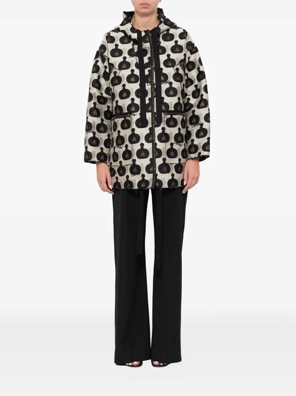  Lanvin Parka Estampada - Neutro 