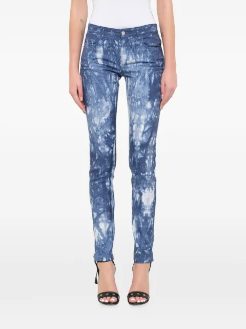 Givenchy tie-dye skinny jeans