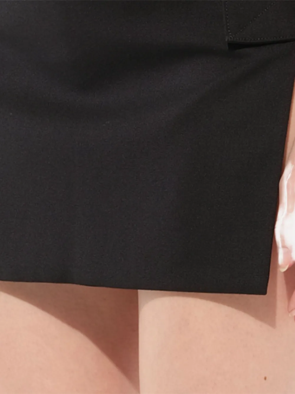 Givenchy Podium rok met logopatch Zwart