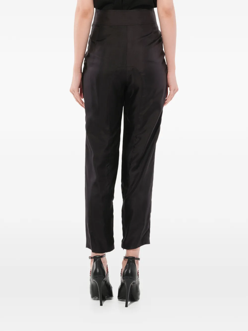 Givenchy Plooibroek met bloemenprint Zwart