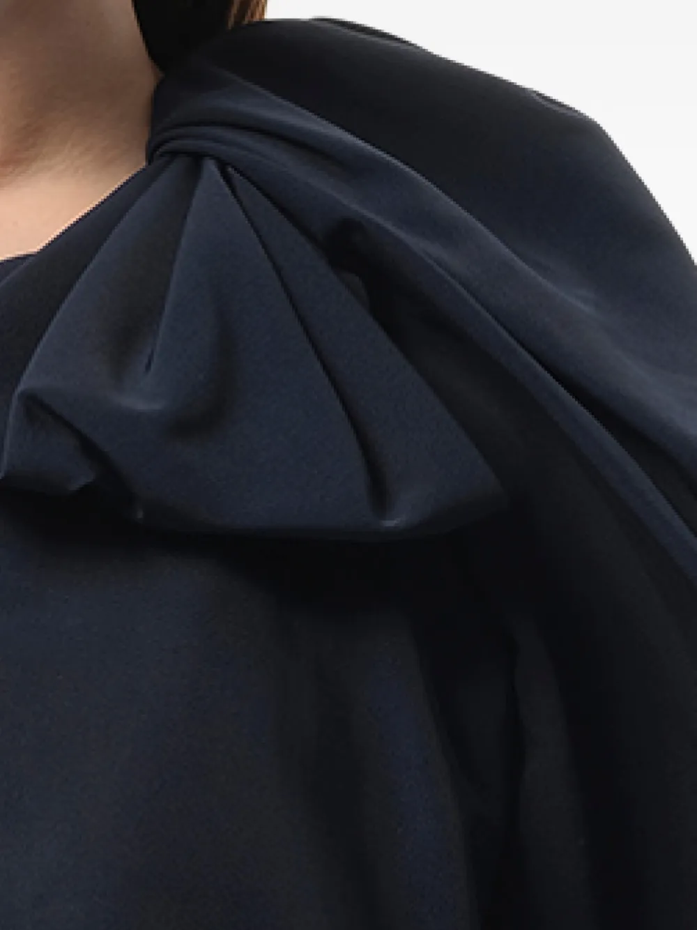 Lanvin Gesmockt jack met strikdetail Blauw