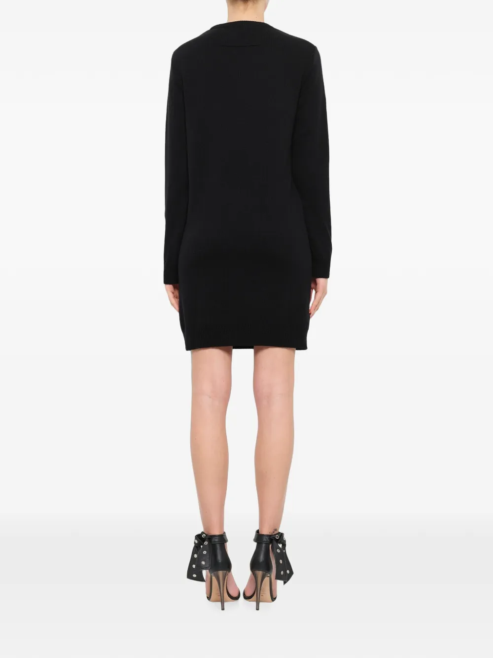 Givenchy Gestreepte mini-jurk verfraaid met pailletten Zwart