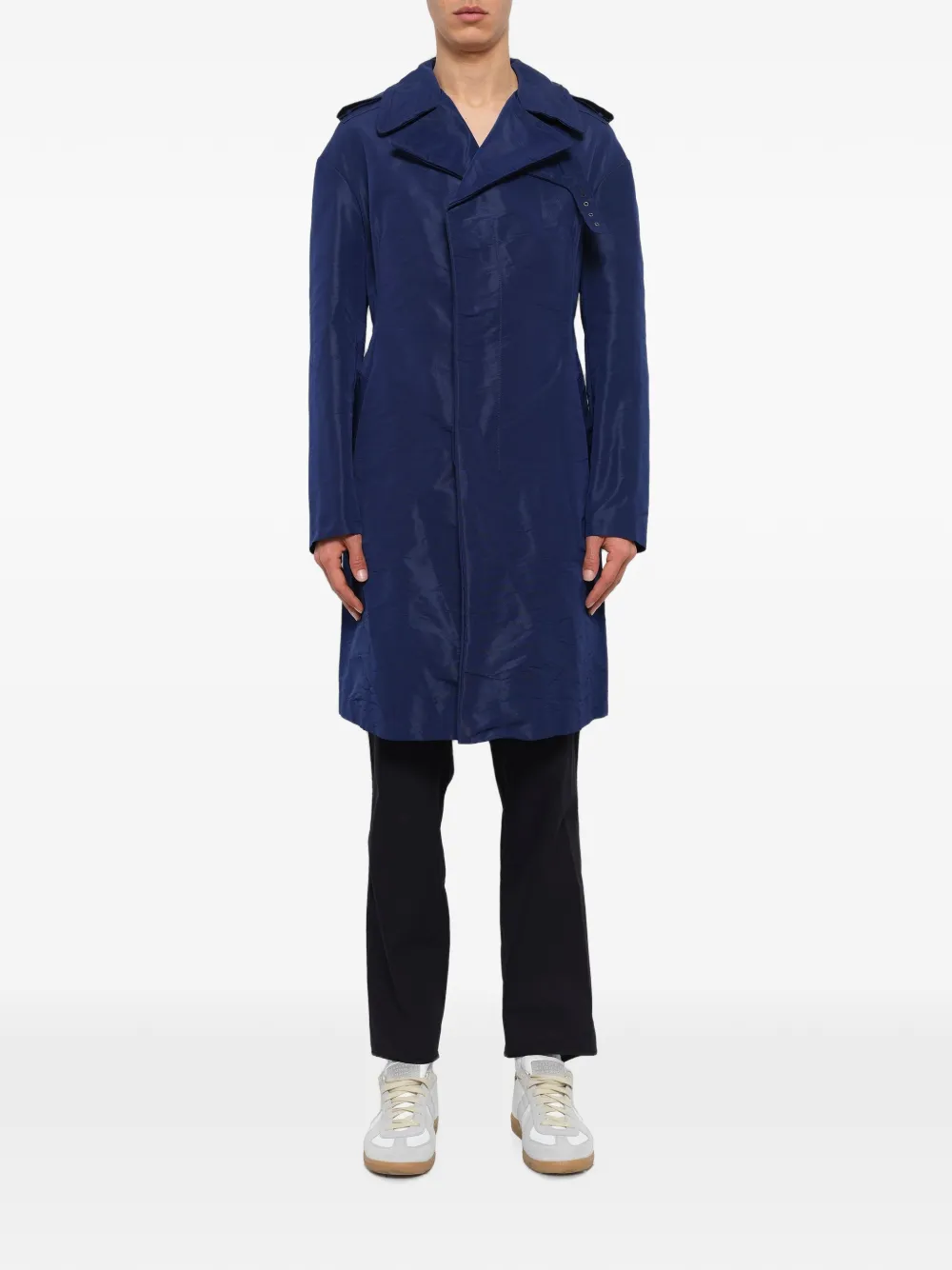 Lanvin epaulette-detail coat - Bleu Lanvin epaulette-detail coat - Bleu