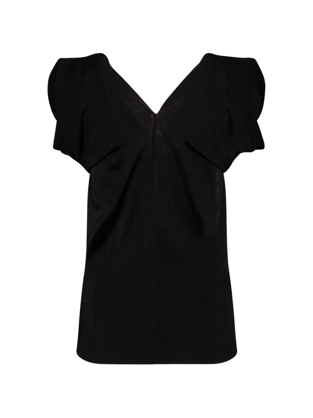 Chloé Peplum top met ruches Zwart