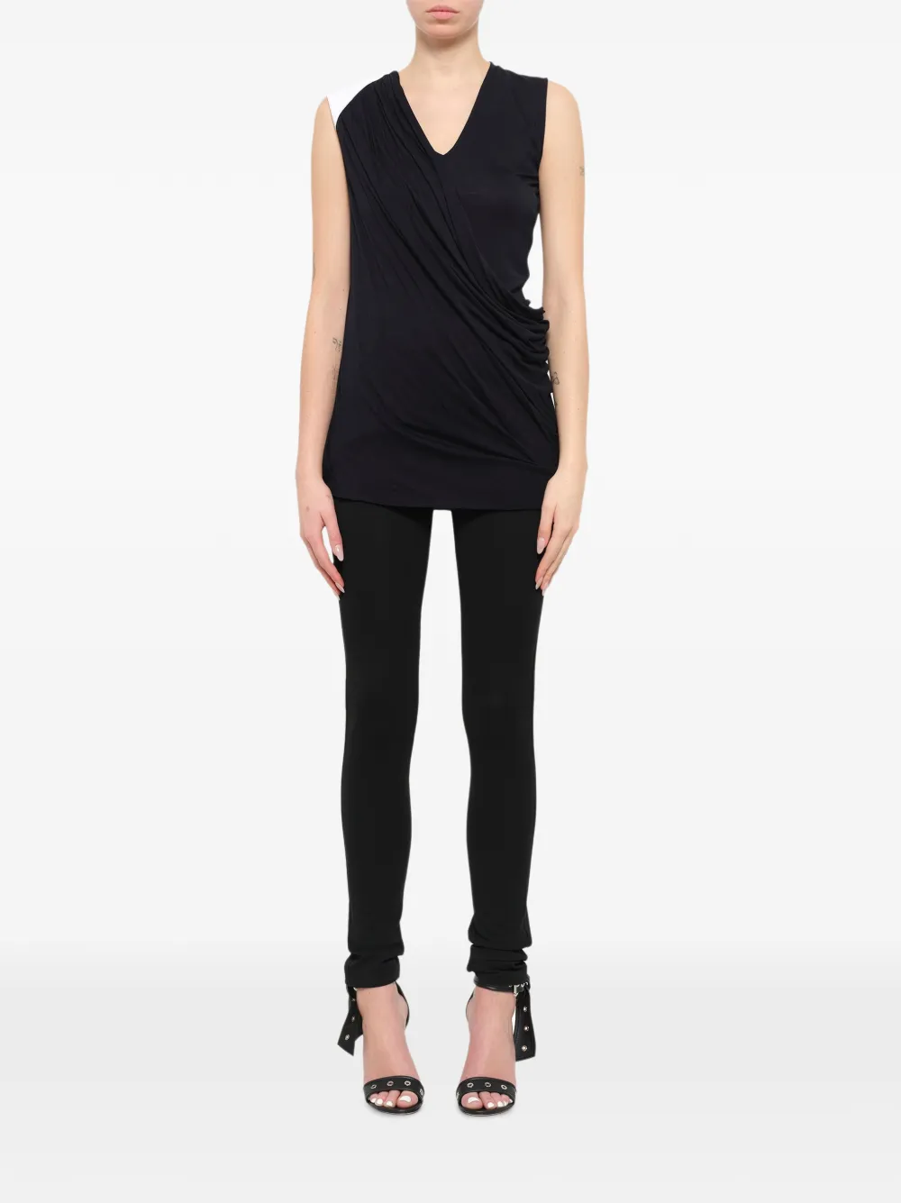 Givenchy Top met V-hals Zwart