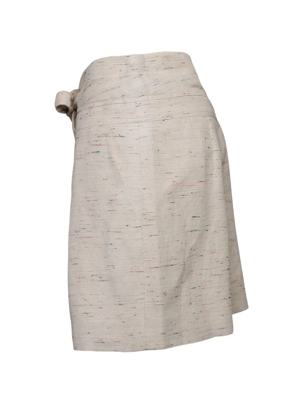 Chloé Geplooide shorts met strikdetail Beige